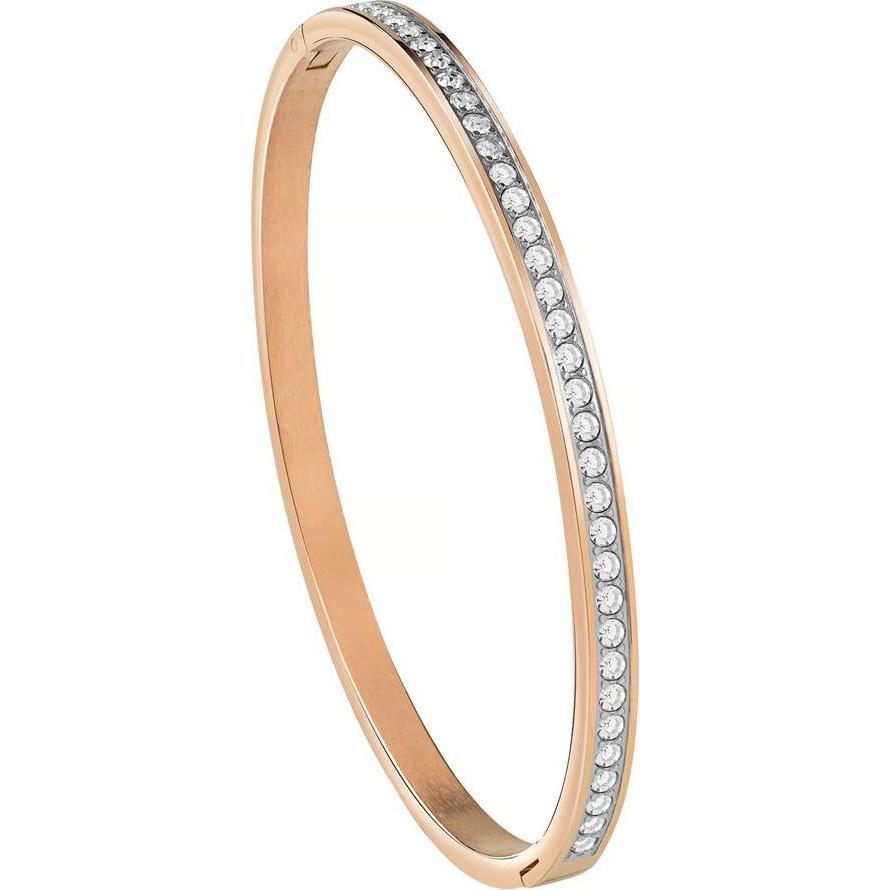 Guess, Bracciale, - Solid Bronze Color My Day Crystal Bracelet JUBB02248JWRG - Dimension: 6 x 5 cm - L, (Bronzo)