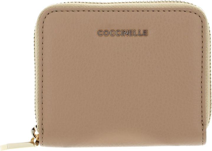 Actual product image Coccinelle Metallic Soft Leather Zip Around Wallet
