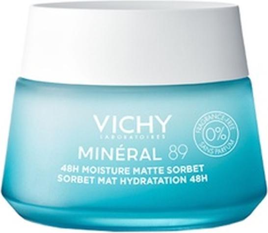 Actual product image Vichy Mineral 89 48hr Moisture Matte Sorbet (50 ml, Day cream)