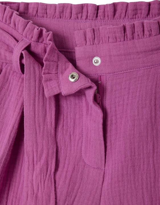 Actual product image Vertbaudet Mädchen Musselin-Shorts mit Gürtel (104)