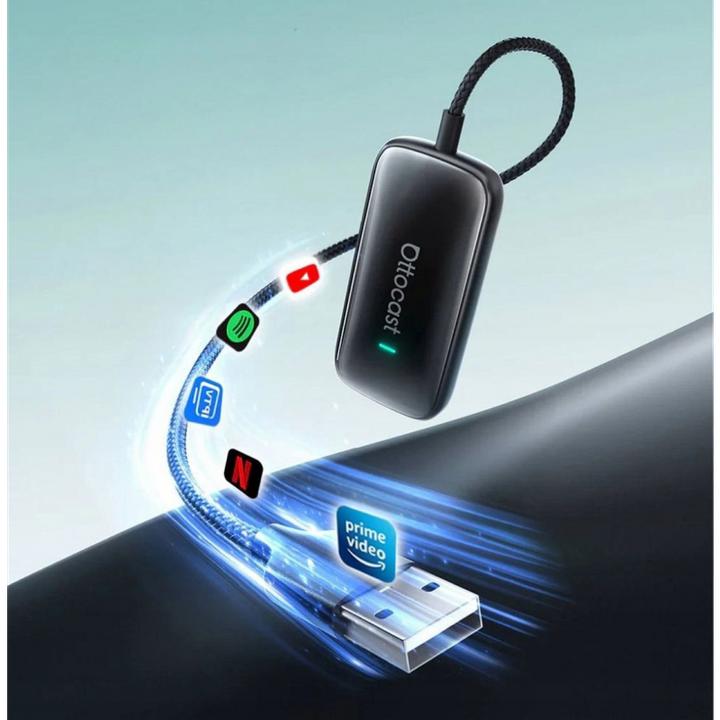Actual product image Ottocast Play2Video Ultra Carplay/Android Auto wireless adapter