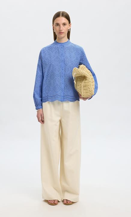 Produktbild Selected Broderie Anglaise Hemd (42)