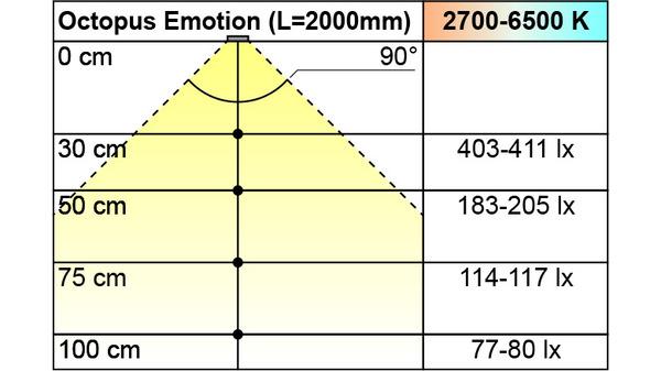 Produktbild L&S LED Bänder Mini Octopus Emotion 12 V (Kaltweiss, 220 cm, Indoor)
