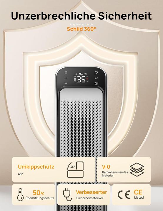 Actual product image Dreo Keramik Heizlüfter (2000 W)