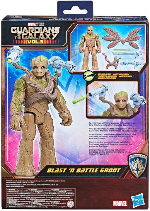Produktbild Hasbro Marvel Studios Guardians of the Galaxy Vol. 3 Titan Hero Serie Deluxe Blast 'N Battle Groot Action-F