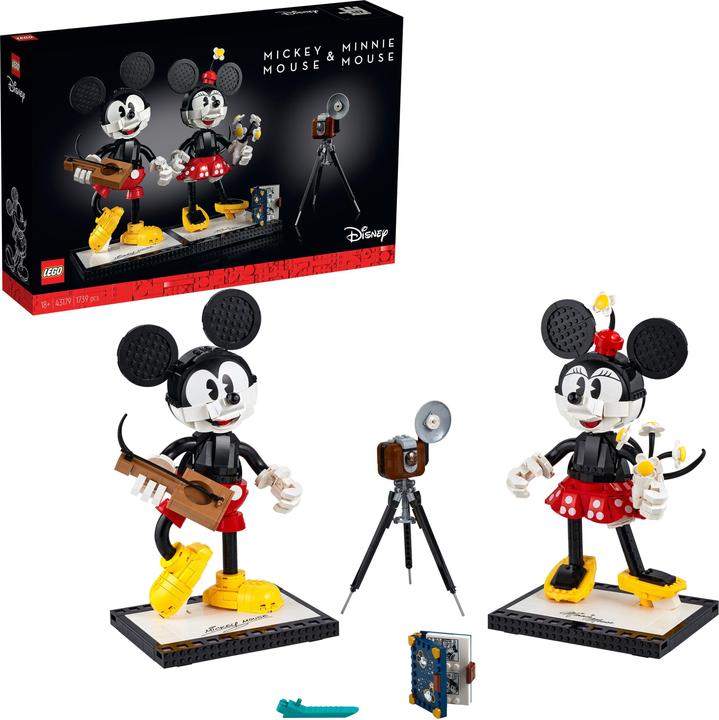 Image du produit LEGO Mickey Mouse et Minnie Mouse (43179, LEGO Disney, LEGO difficiles à trouver)