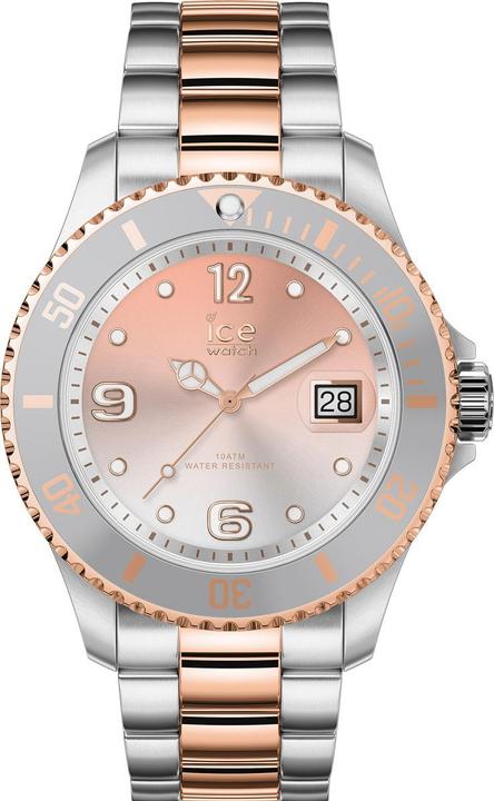 Immagine prodotto ICE Watch Ghiaccio Acciaio Argento Oro Rosa (Orologio da polso analogico, 40 mm)