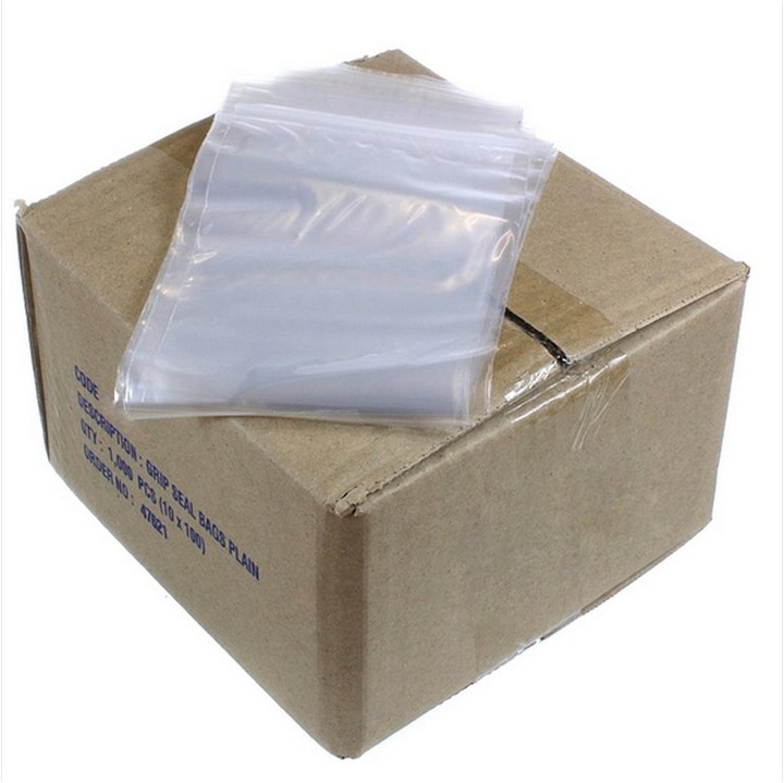 Produktbild Polybags Polybeutel Budget Grip Seal Kunststoff 1000Erpack (1000 Stück)