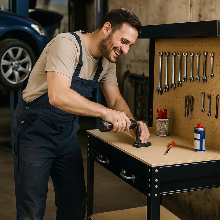 Actual product image Wiltec Werkbank (55 cm, 115 cm)