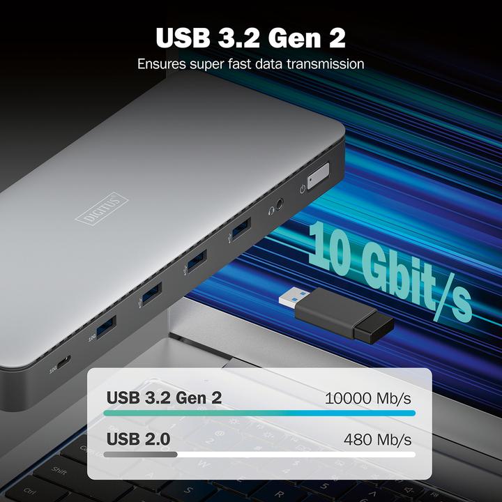 Produktbild Digitus USB-C Docking Station, 13-Port (USB-C, 13 Ports)