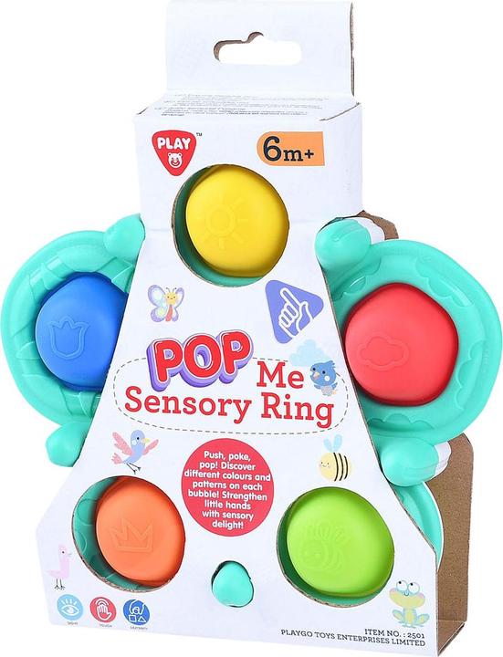 Actual product image Play Baby Sensory Ring with balls, 6 pcs.