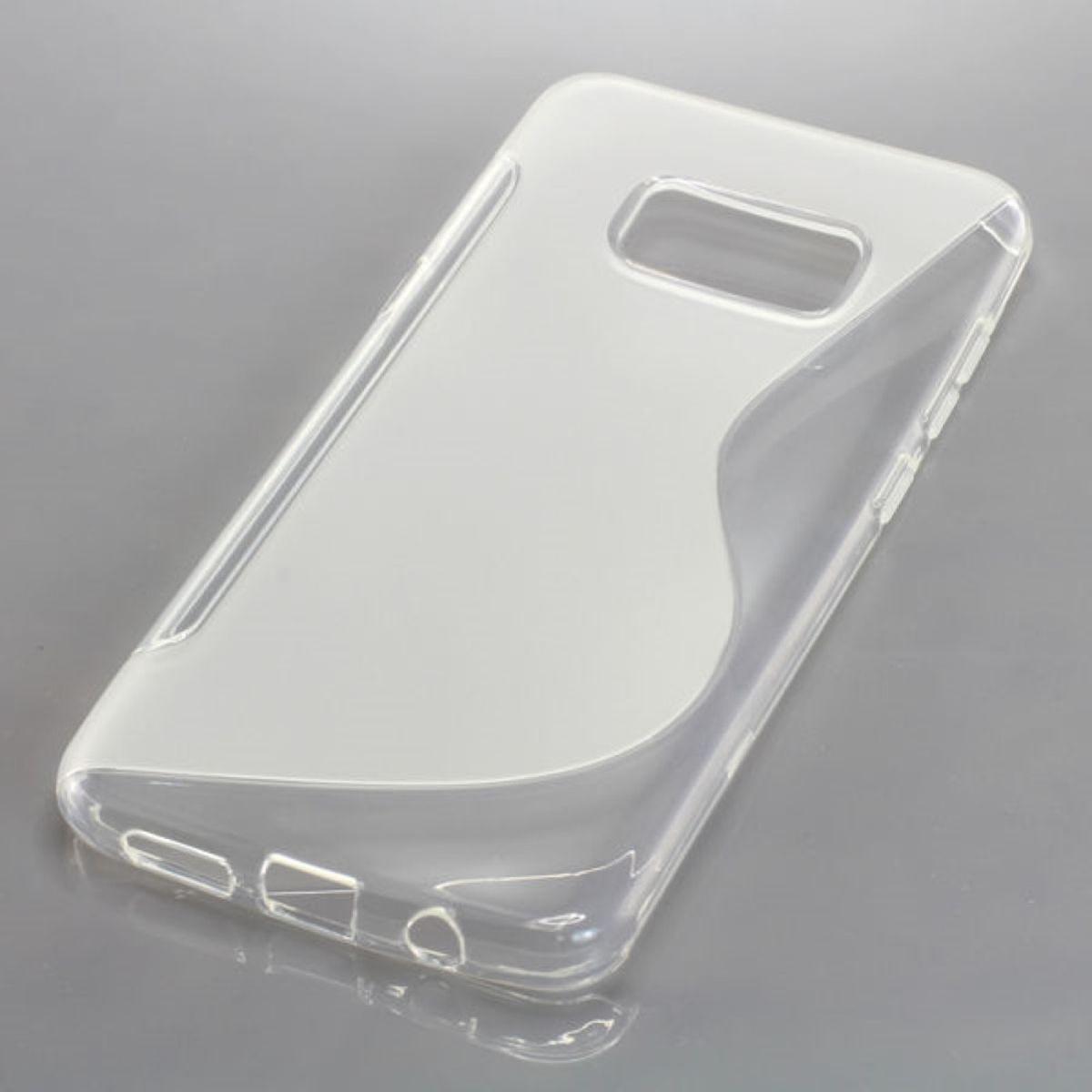 König Design Handyhülle für Samsung Galaxy S8 Plus Schutzcase Backcover Bumper Transparent (Samsung Galaxy S8+), Smartph...