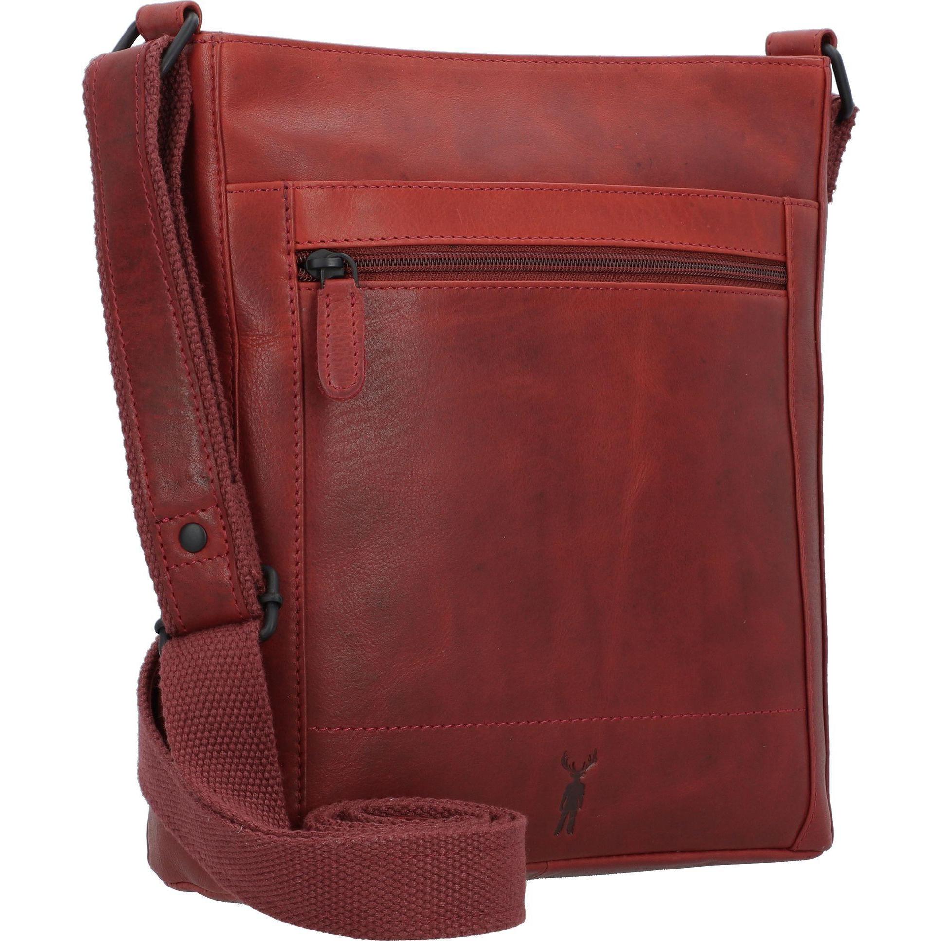 Thumbnail - Jack kinsky, Handtasche, Risör Umhängetasche Leder 23 cm, Rot