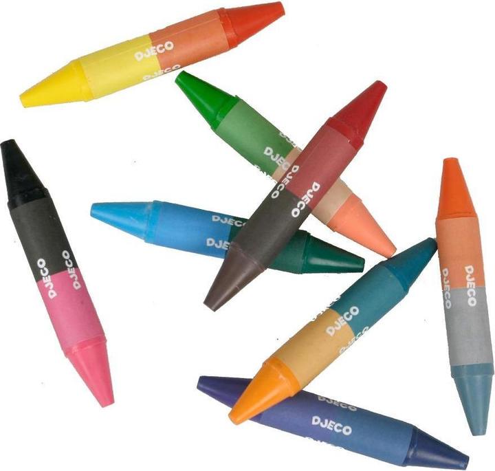 Produktbild Djeco Wachsmalkreiden Farben (Mehrfarbig, 8 x)