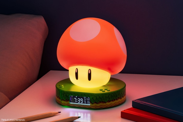 Immagine prodotto Paladone Products Sveglia digitale a forma di fungo di Super Mario
