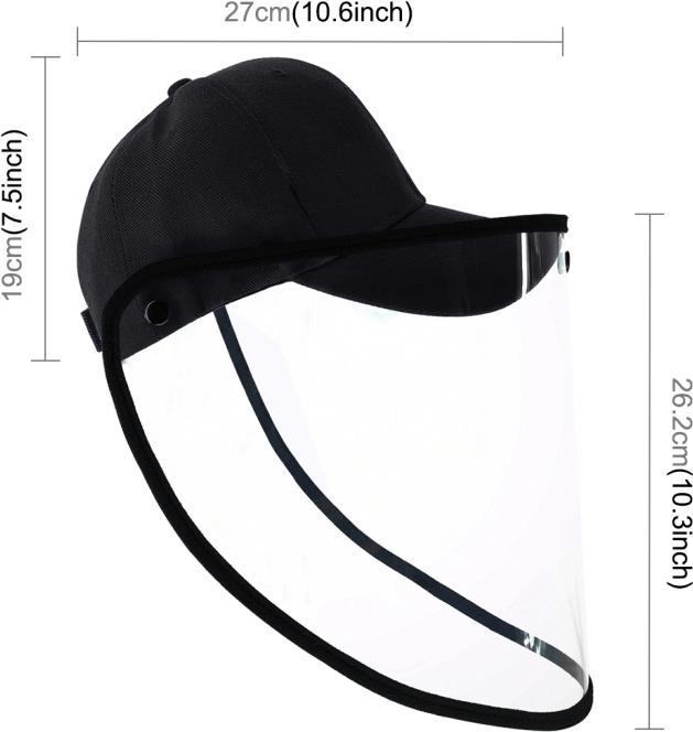 Actual product image cyoo Face Mask Baseball Cap Cappy