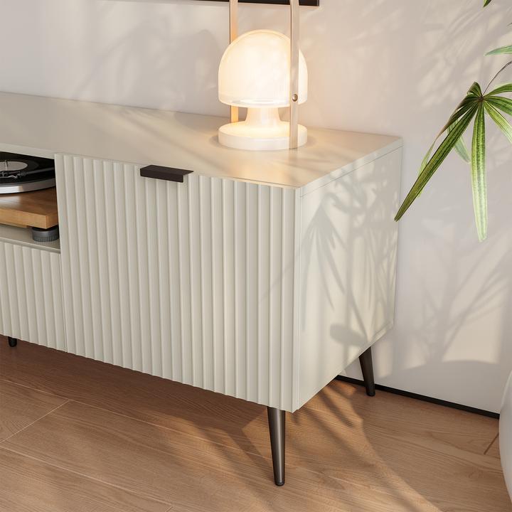 Image du produit En.Casa Fernsehschrank Nand 160x40x51 cm Sandfarben (160 x 40 x 51 cm)