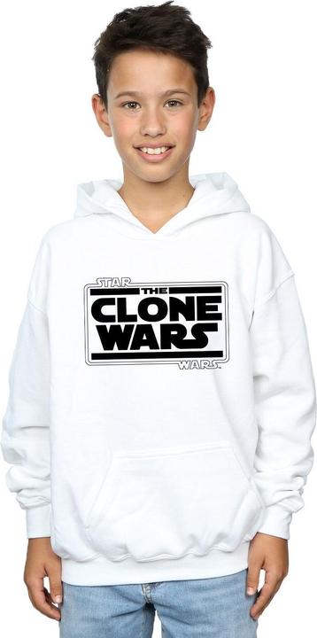 Produktbild Star Wars Clone Wars Logo Kapuzenpullover Jungen (140, 146)
