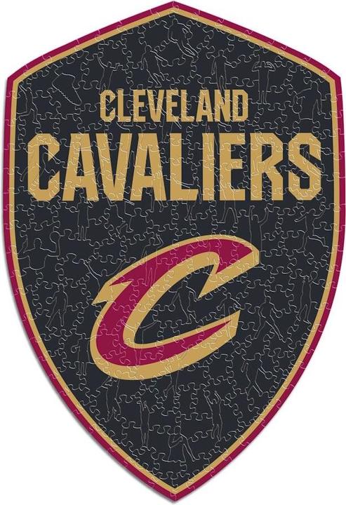 Productafbeelding Iconic NBA - Cleveland Cavaliers - Logo - Holz Puzzle Grösse S (150 Teile) (150 onderdelen)