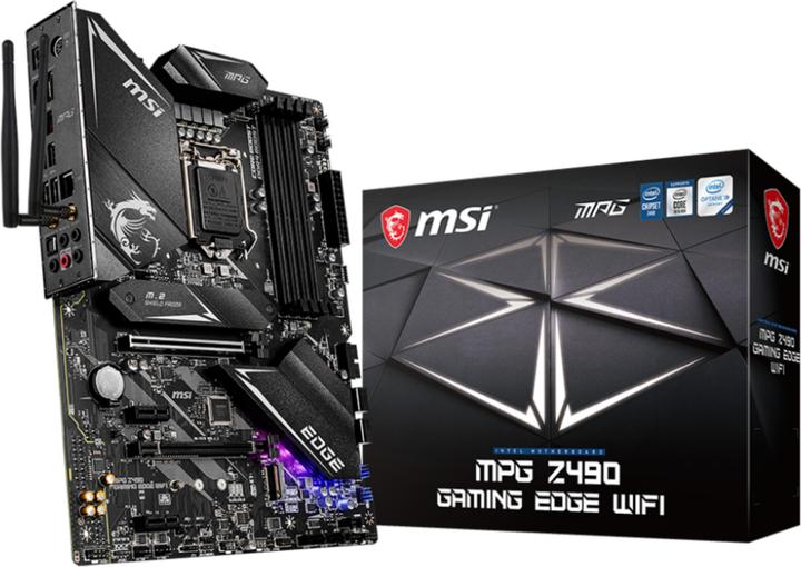 Actual product image MSI MPG Z490 Gaming Edge Wifi (LGA 1200, Intel Z490, ATX)