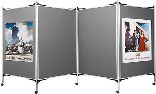 Image du produit Magnetoplan Kit de mur de présentation, mobile (120 x 150 cm)