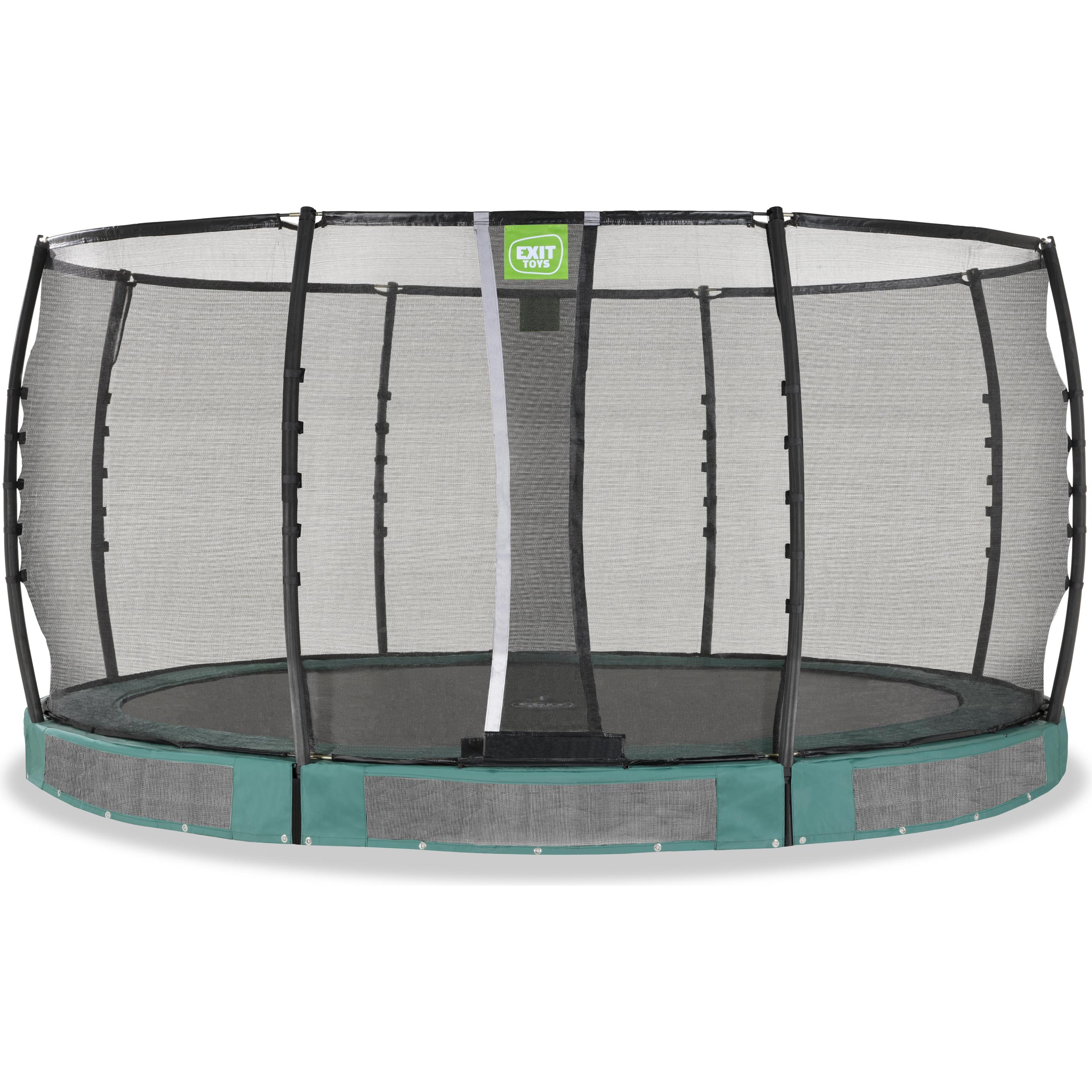 Exit Allure Premium Bodentrampolin ø427cm - grün (427 cm)