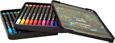Image du produit Posca Pastel KPA-100 Set de 24 crayons de cire assortis (Assortiment, 24 x)