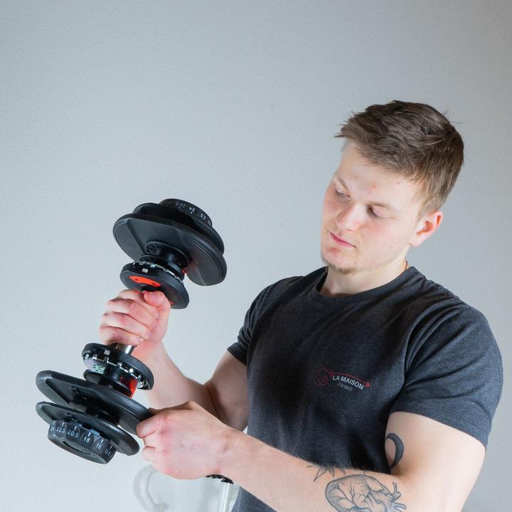 Actual product image Gladiatorfit Adjustable Dumbbell (1 x 2 kg - 24kg)
