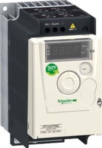 Actual product image Schneider Electric Frequency converter 0,37KW 240V 1-phase