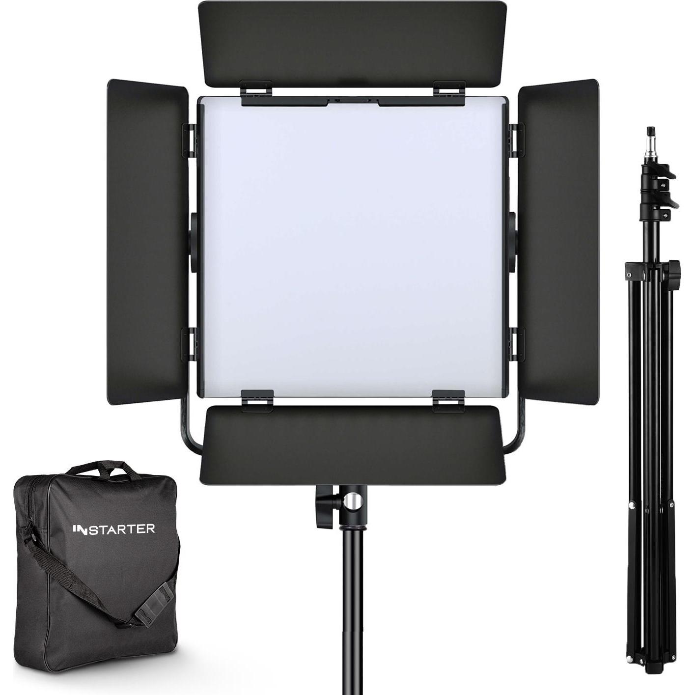Thumbnail - Wiltec Spectar Bi-Colour LED Panel 5.2 Kit (Flächenleuchte), Dauerlicht, Schwarz