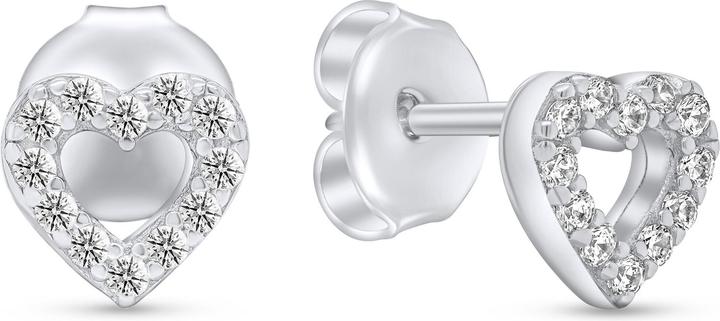 Produktbild Brilio Silver - Romantic silver earrings with zircons GOLD043 (Silber)