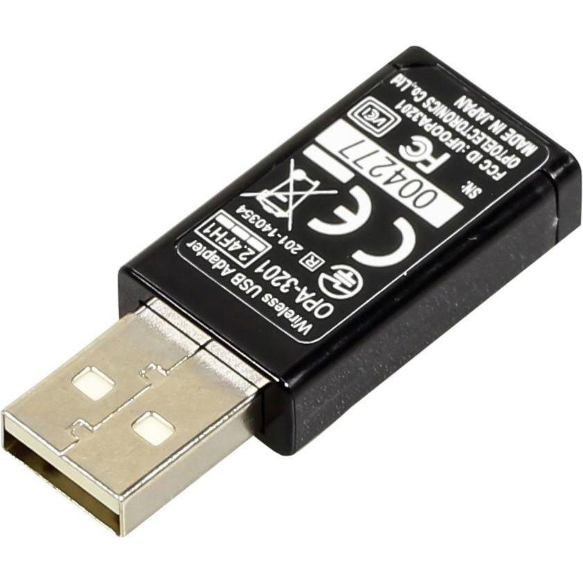 Opticon Netzwerkadapter USB Bluetooth (Sender & Empfänger), Bluetooth Audio Adapter, Schwarz