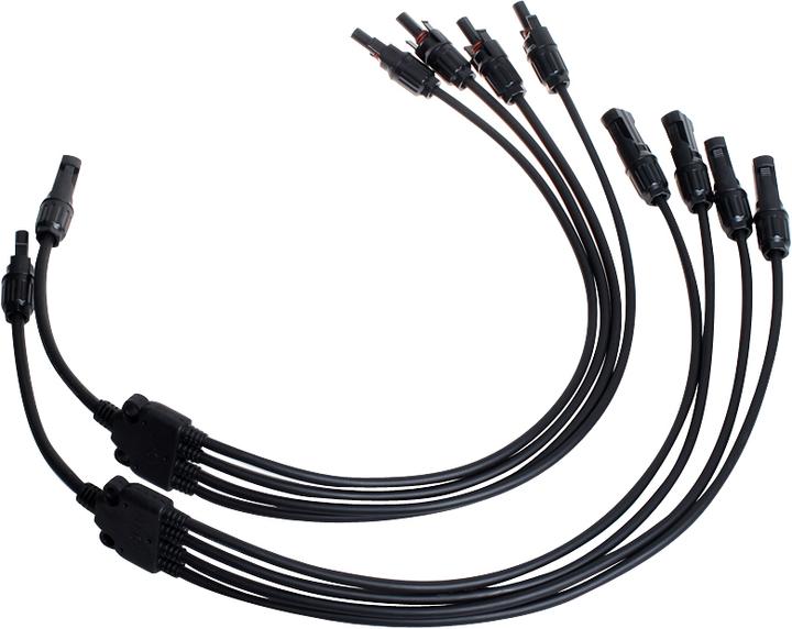 Produktbild Enjoy solar Solar Stecker 4 Fach mit 40cm Kabelverlängerung (Solarstecker)