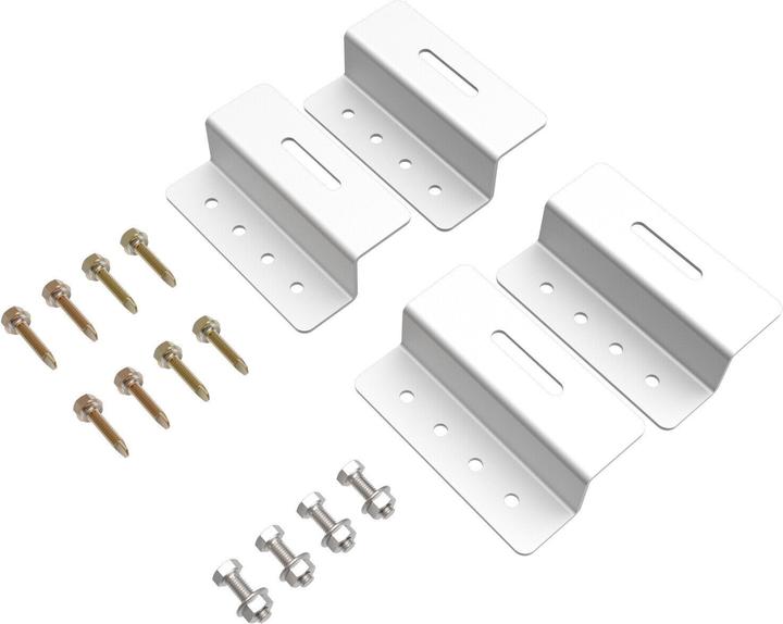 Immagine prodotto Enjoy solar 4 pezzi Supporto per pannello solare in alluminio Z-Holder 100mm