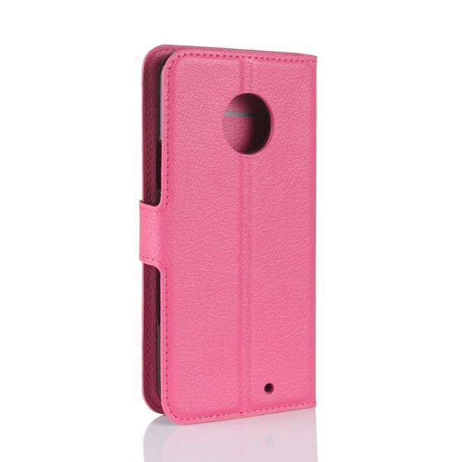 Produktbild MU Classic Klassische Leder Hülle mit Litchitextur (Motorola Moto X4)