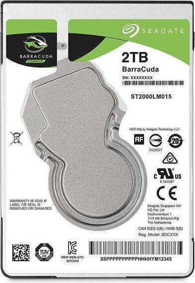 Seagate Barracuda 2.5" 2.5" Serial ATA III (2 TB, 2.5")