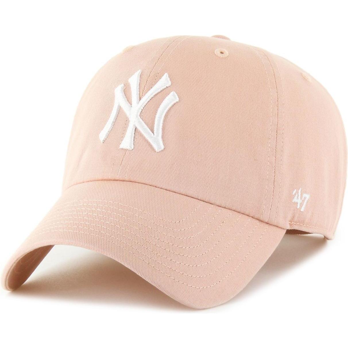 47 Brand, Jungen, Cap, Strapback Kinder Cap CLEAN New York Yankees mauve, Violett, (53, 55, 56, 52 C, 54 C)