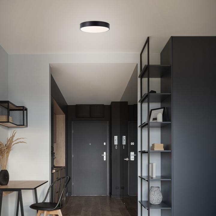 Produktbild Brelight Slimline LED Wand- und Deckenleuchte 33cm schwarz/weiss (2400 lm)