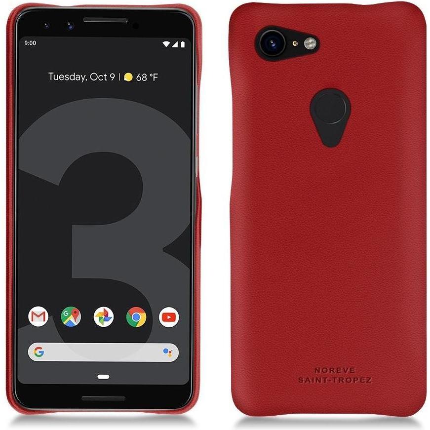 Noreve Lederschutzhülle (Google Pixel 3 XL), Smartphone Hülle, Rot