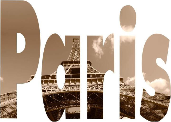 Actual product image Trenddeko Impressions Paris Eiffel Tower (130 x 92 cm)