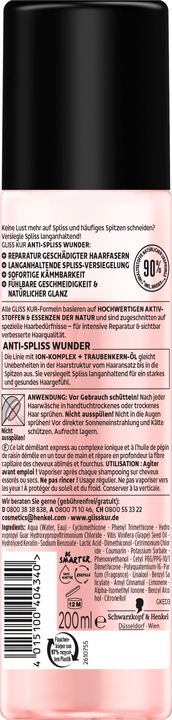 Produktbild Gliss Anti-Spliss Wunder (200 ml)