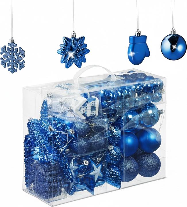 Produktbild Relaxdays 100-tlg. Weihnachtskugeln-Set (100x)