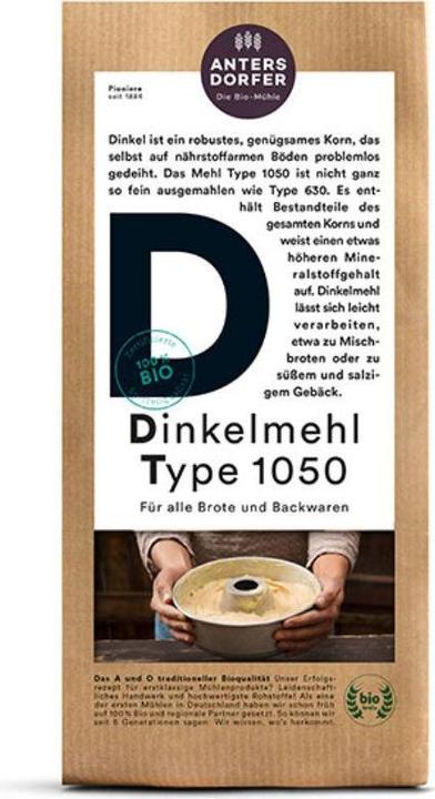 Produktbild Antersdorfer Dinkelmehl Type 1050 Bio (1000 g)