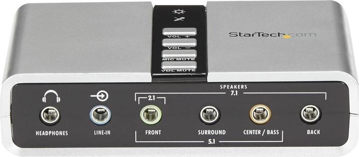 Actual product image StarTech 7.1 Channel USB Sound Card (USB 2.0)