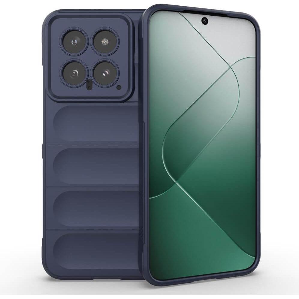Cover-Discount Xiaomi 14 - Rugged Protective Cover blau (Xiaomi 14), Smartphone Hülle, Blau