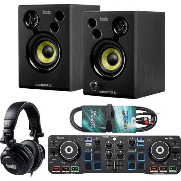 Thumbnail - Hercules DJ Starter Kit DJ-Controller Set mit Kabel, DJ Controller