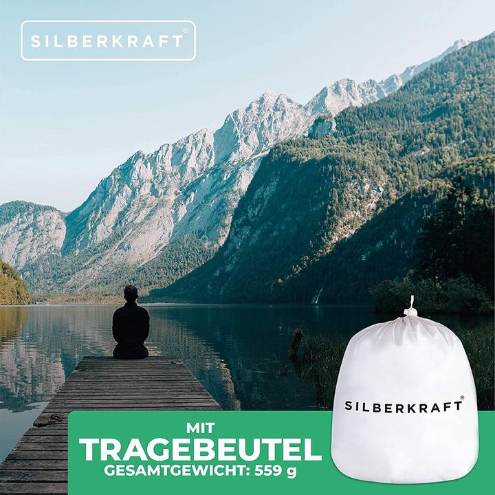 Produktbild Silberkraft Moskitonetz, 2 x Haken inkl. Klebepad