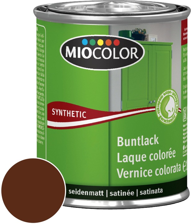 Immagine prodotto Miocolor Synthetic Buntlack seidenmatt (Cioccolatino, 0.75 l)