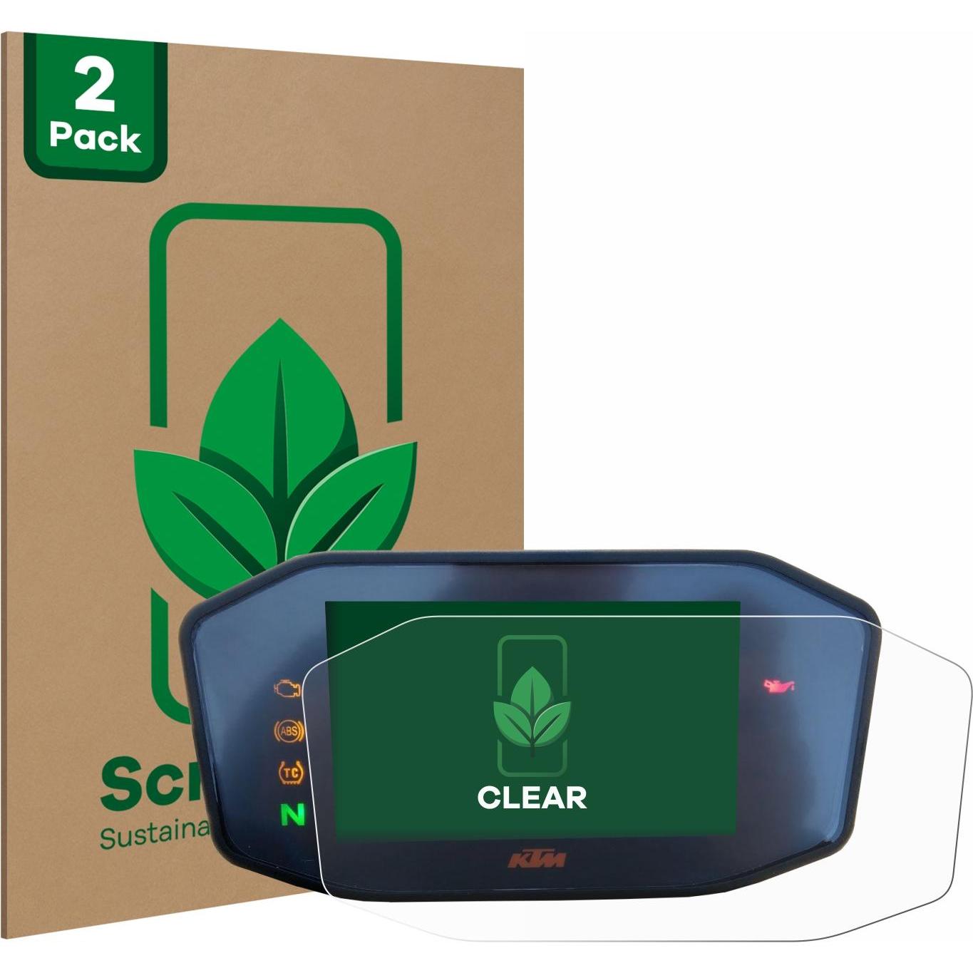 ScreenLeaf, Fahrzeug Navigation Zubehör, Schutzfolie nachhaltiger Displayschutz Displayschutzfolie Folie Klar Transparen...