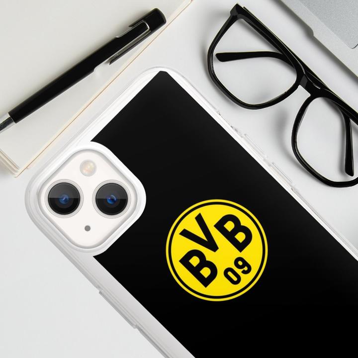 Produktbild DeinDesign Silikon Hülle für Apple iPhone 13 Handyhülle Case Smartphone Schutzhülle BVB Borussia Dortmund (Apple iPhone 13)